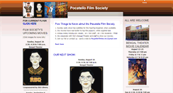 Desktop Screenshot of pocatellofilmsociety.com